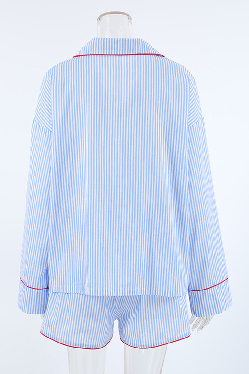 Classic Striped Pajama Short Set