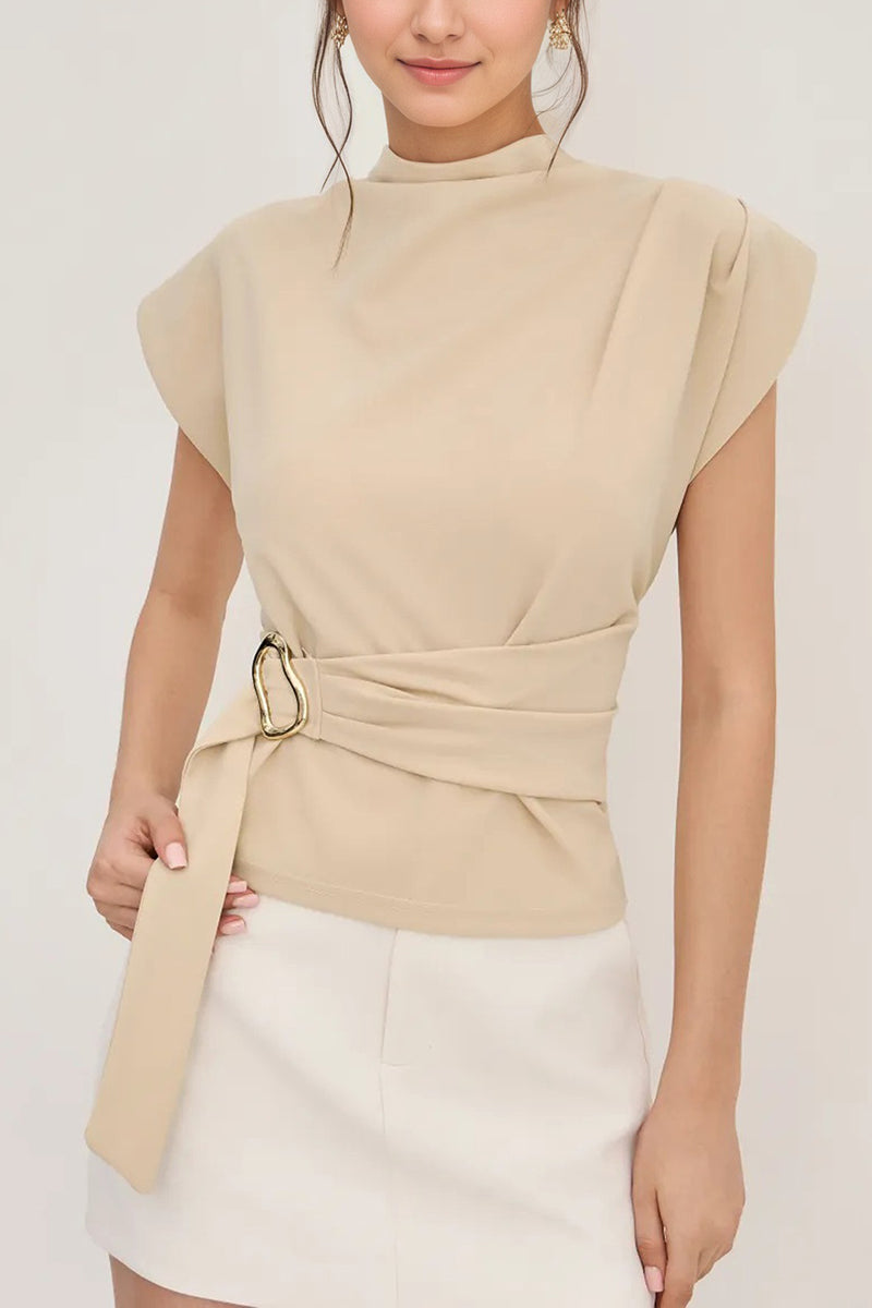 Chic Belted Tank Top