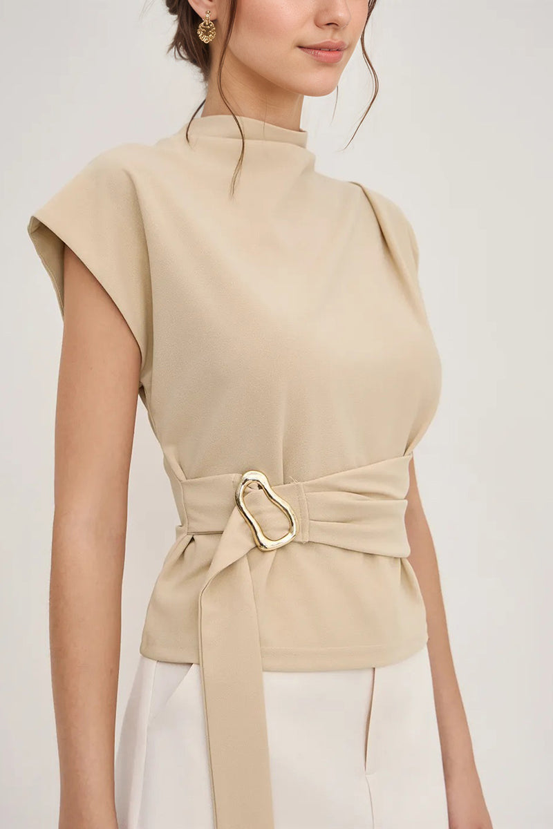 Chic Belted Tank Top