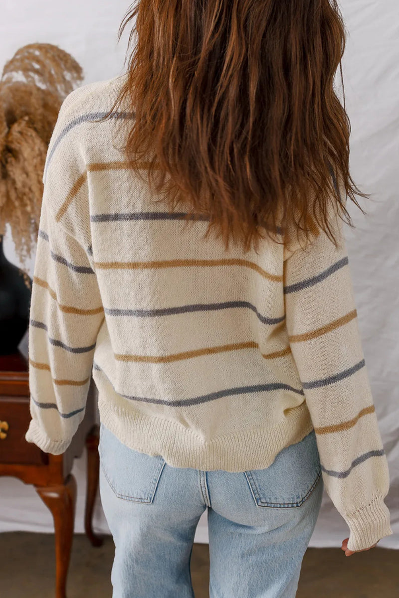 Striped Casual Sweater