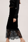 Lace-Trim Skirt