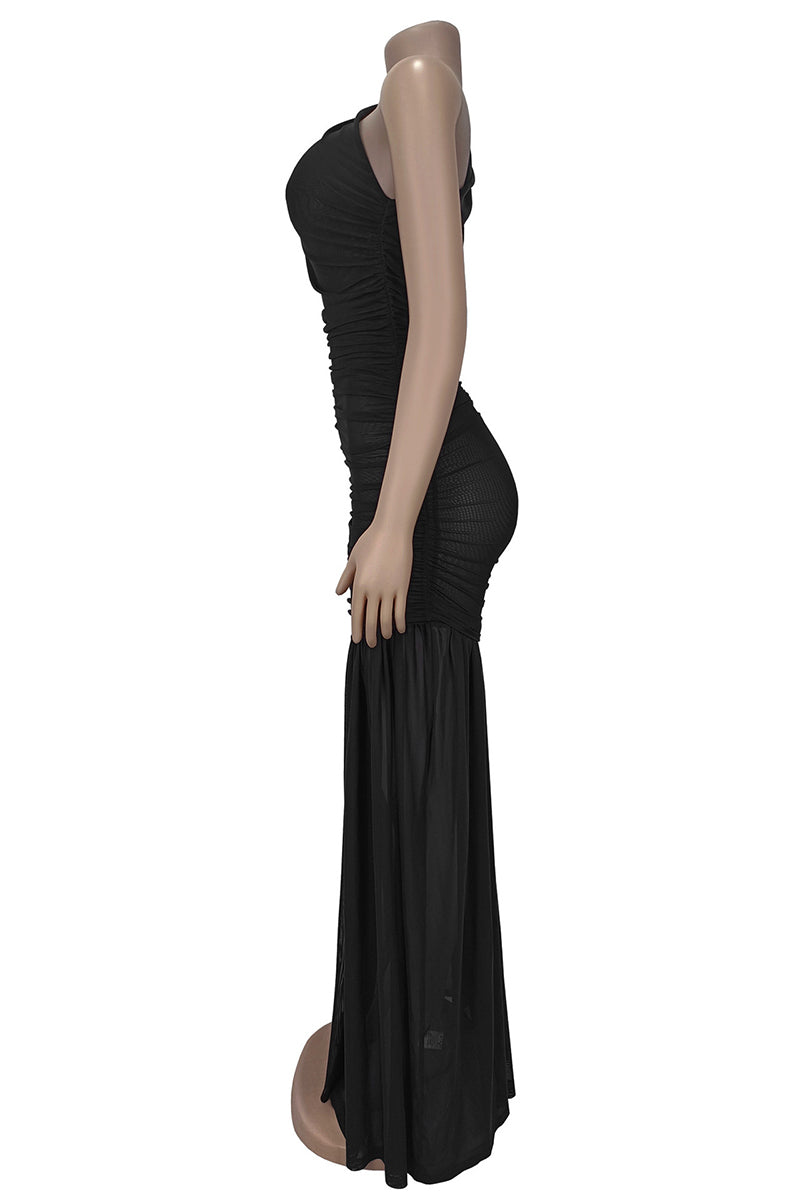 One-Shoulder Maxi Dress