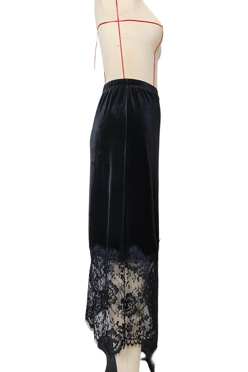 Lace-Trim Skirt