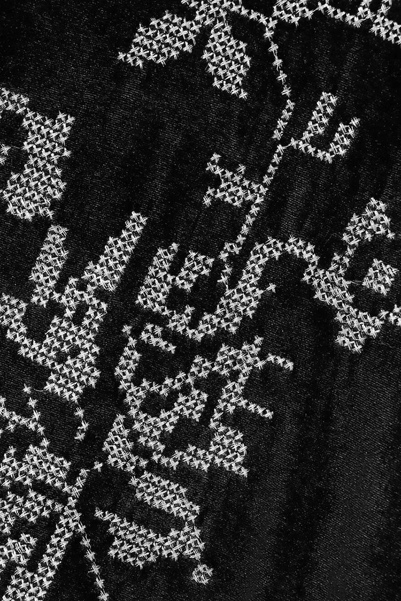 Patterned Open-Front Shacket