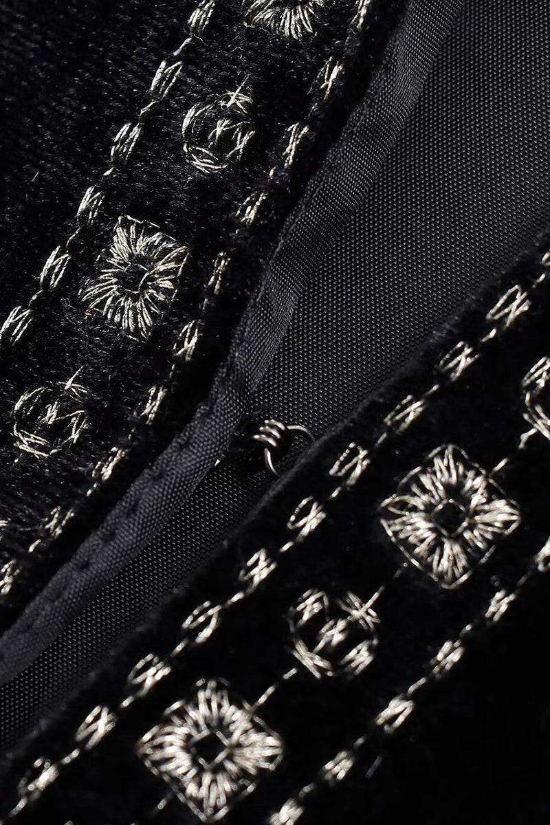 Patterned Open-Front Shacket