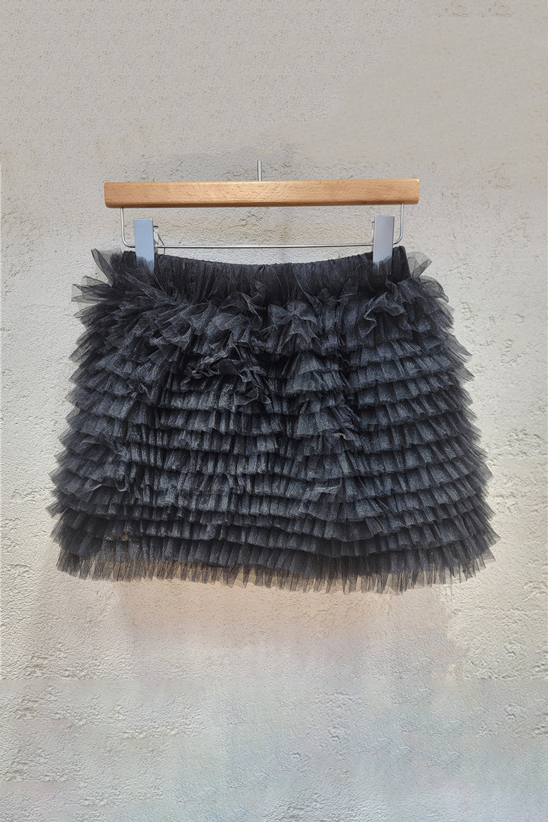Ruffled Mini Skirt with Effortless Appeal