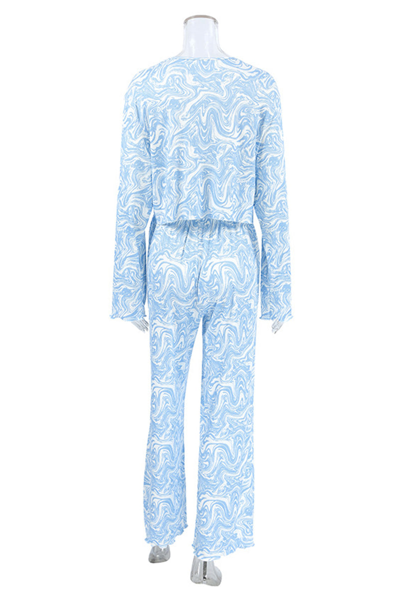 Tie-Front Two-Piece Lounge Set