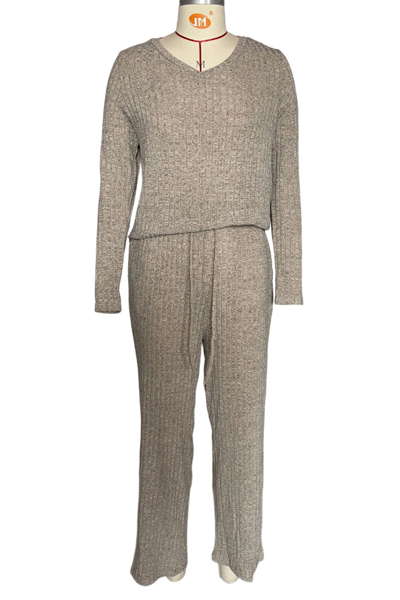 Off-Shoulder Lounge Pants Set