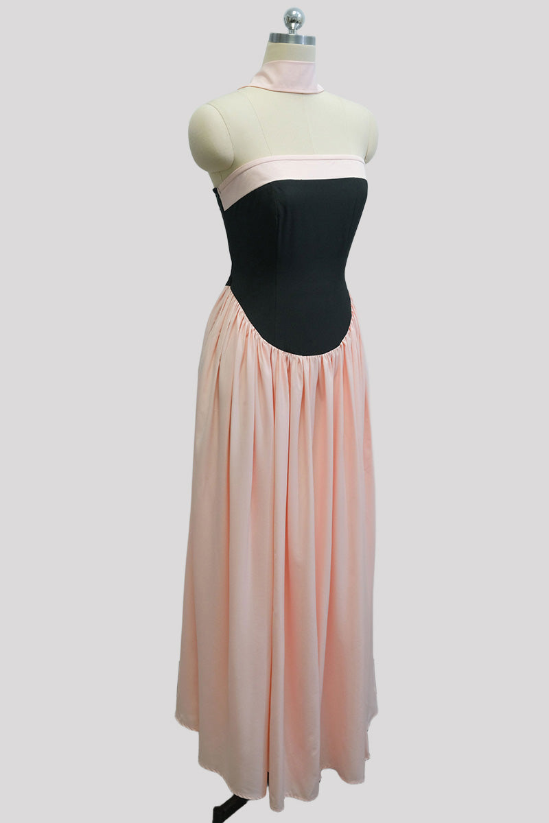 Sleek Halter Casual Dress
