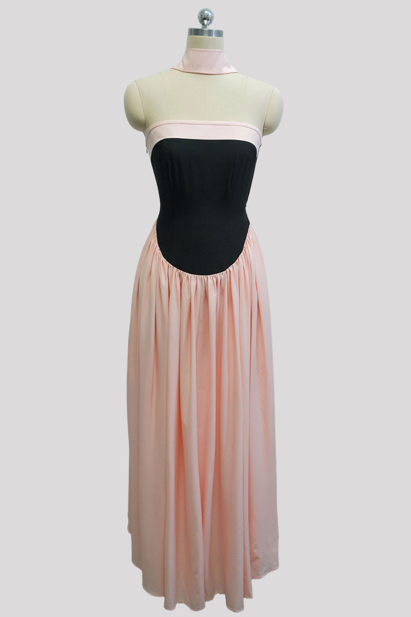Sleek Halter Casual Dress