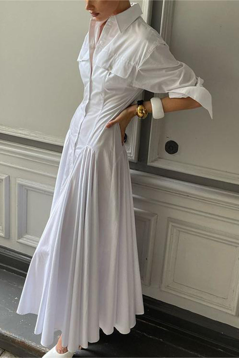 Button-Down Shirt Dress