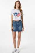 Patriotic Heart Crop Tee