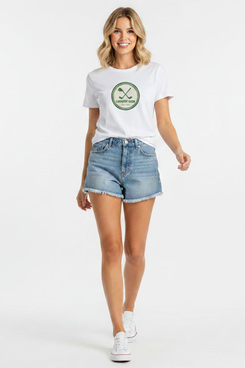 Heritage Green Crest Graphic Tee