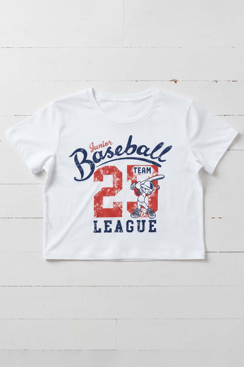 Vintage Baseball Crop Tee