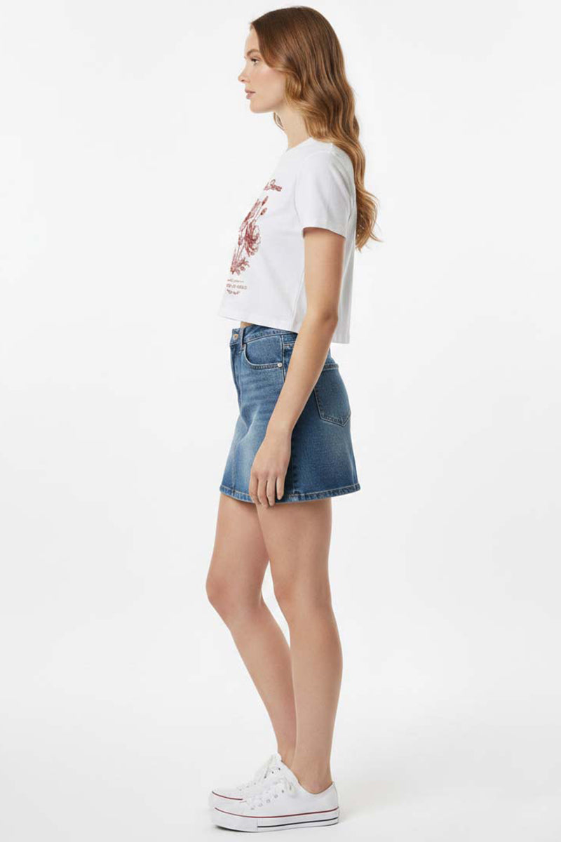 Floral Provence Crop Tee