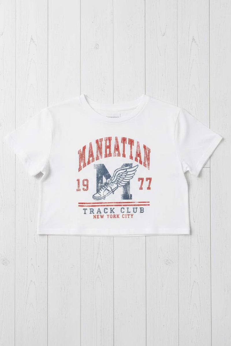 Manhattan Club Crop Tee