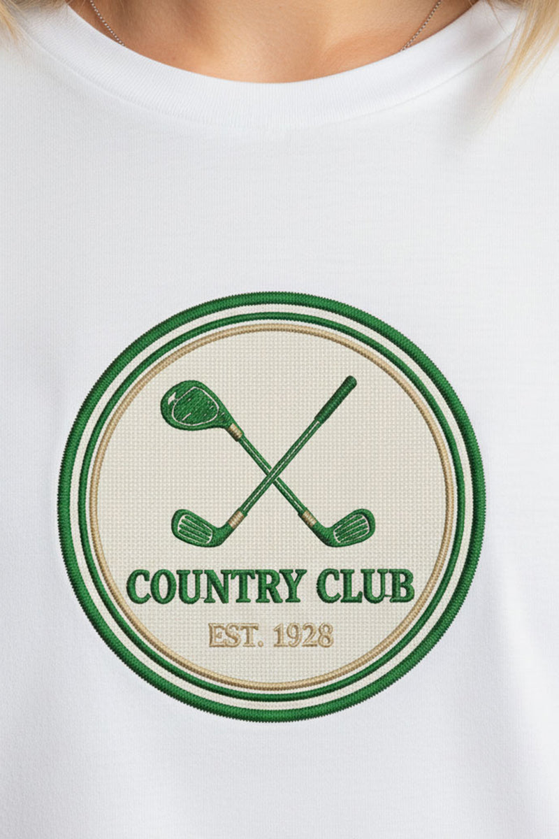 Heritage Green Crest Graphic Tee