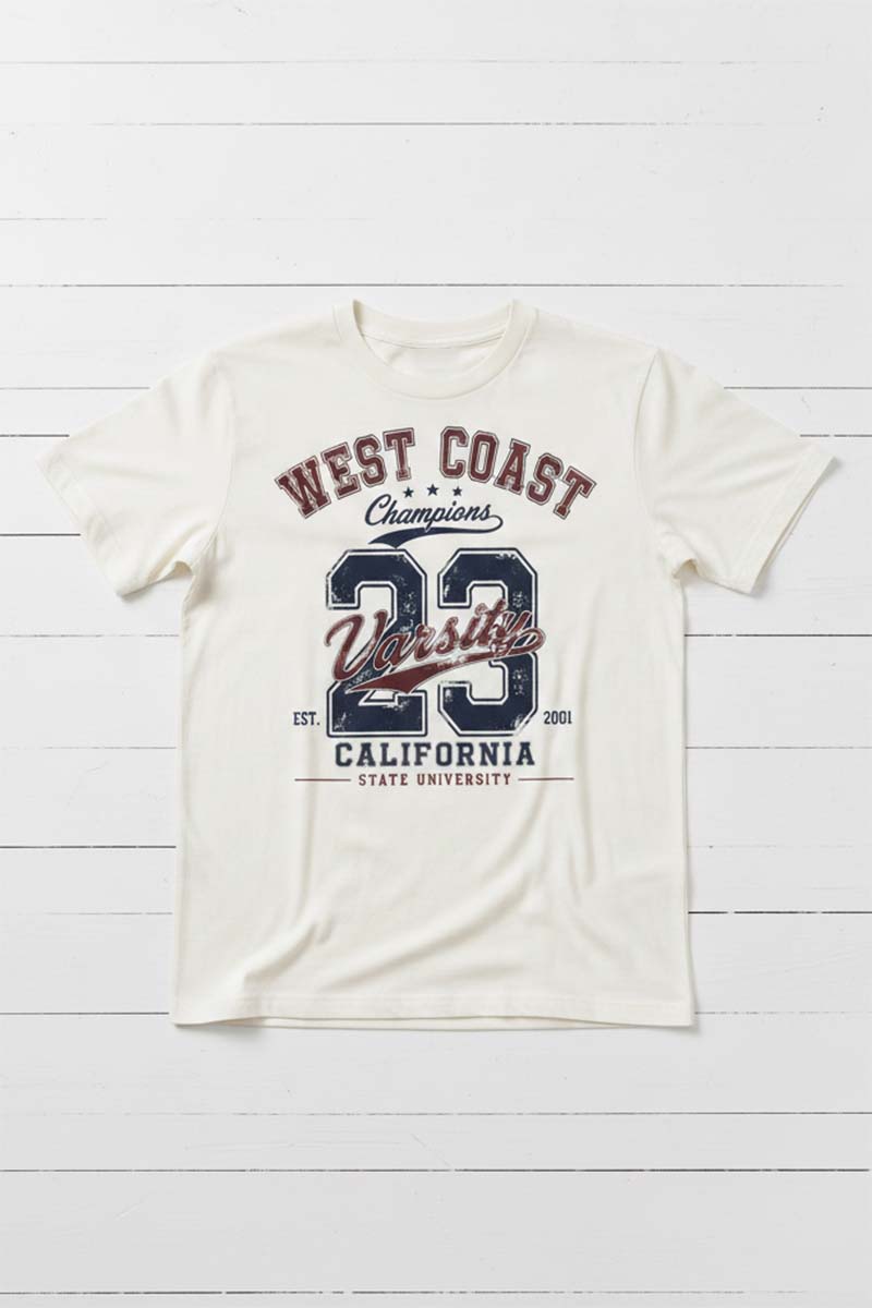 West Coast Varsity Tee