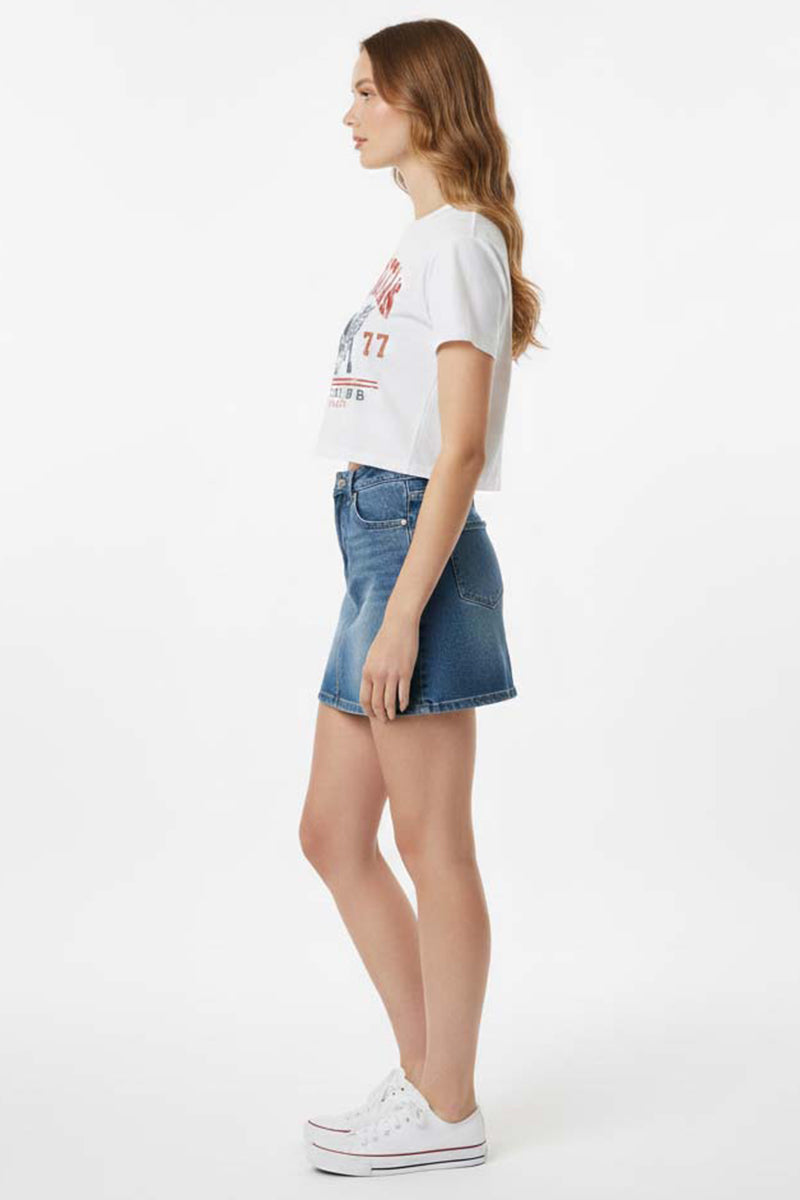 Manhattan Club Crop Tee