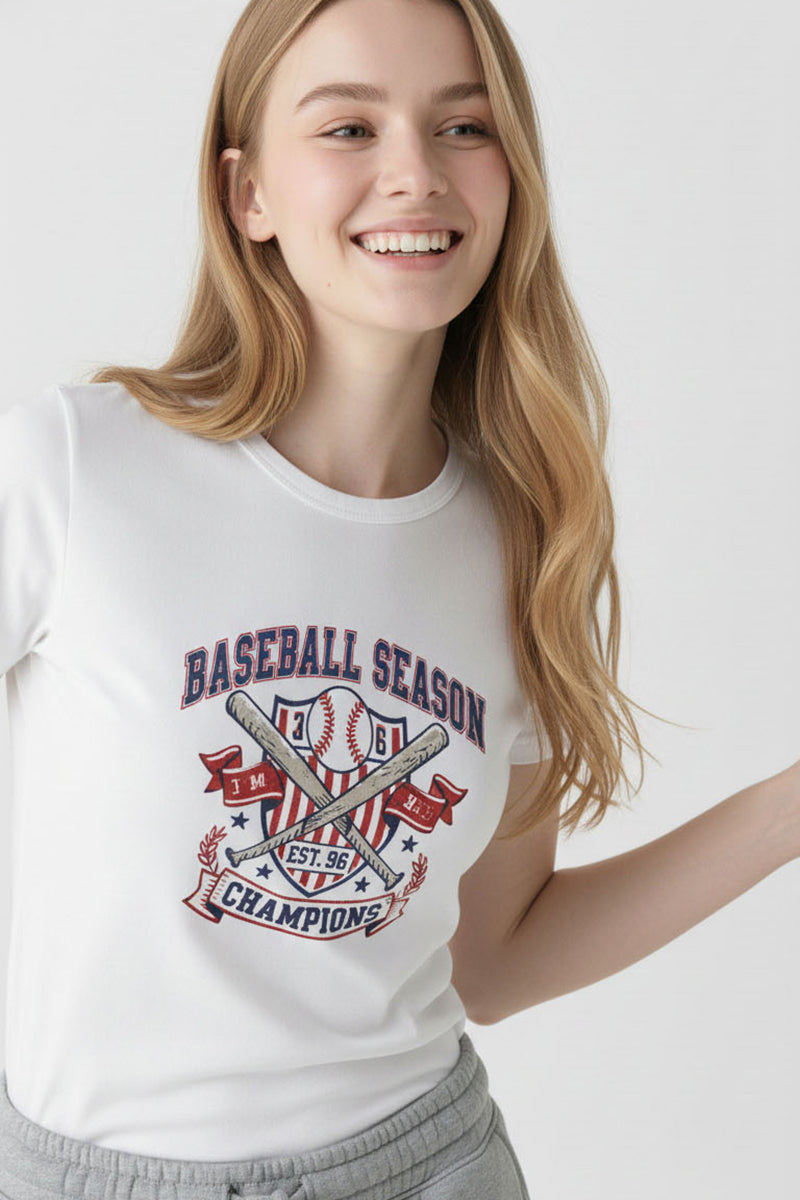 Baseball Season Graphic Tee