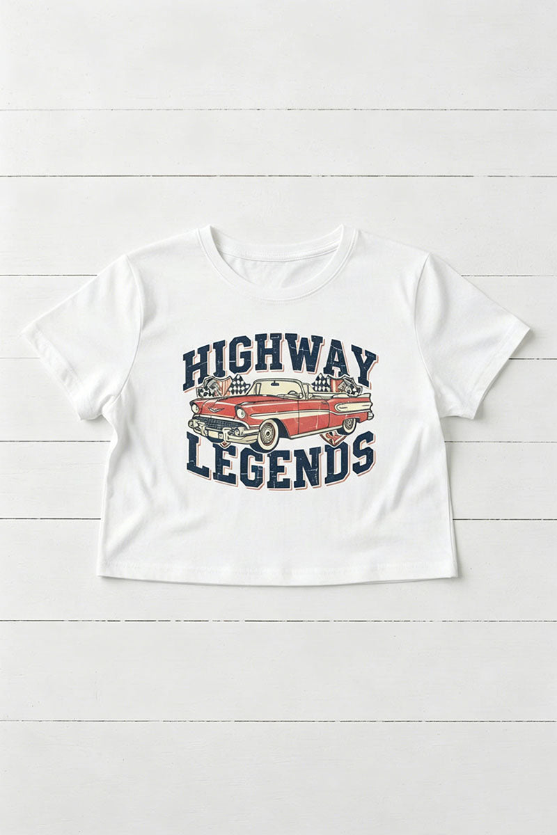 Highway Legends Cropped Tee