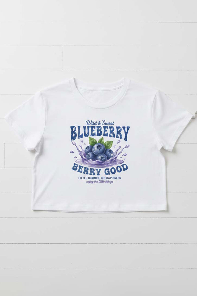 Blueberry Graphic Everyday Baby Tee