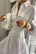 Button-Down Shirt Dress