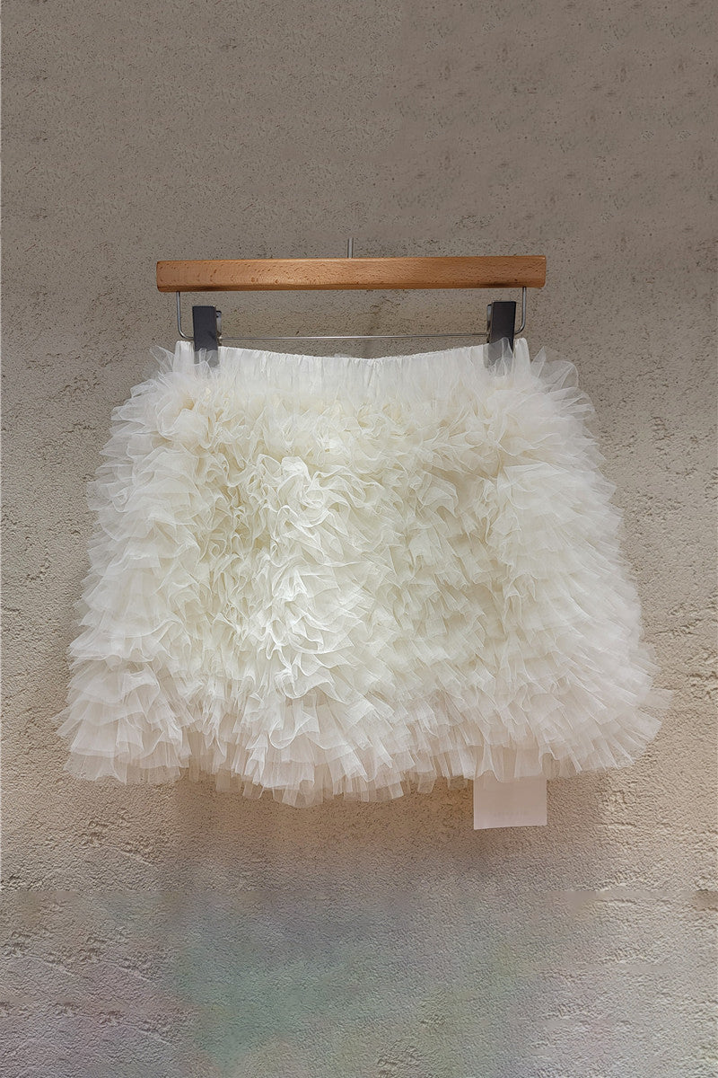 Ruffled Mini Skirt with Effortless Appeal
